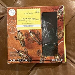 Ashland LED Icon String Lights - Black and Green